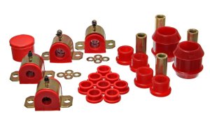 Toyota Celica Bushing Kit - Energy Suspension - Hyper-Flex - Red - `00-`05